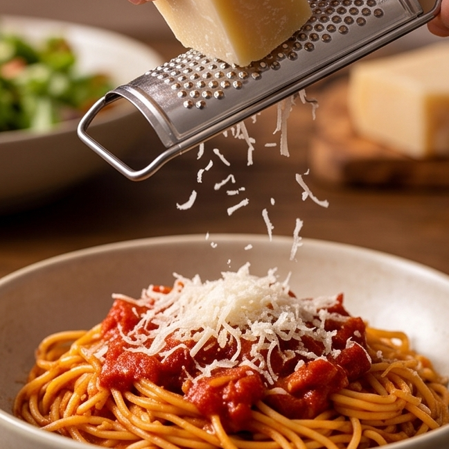 Handcrafted Olive Wood Cheese Grater Box - Manual Parmesan Shredder Catcher