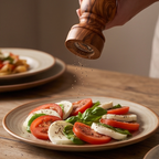 Olive Wood Spice Grinder Mill | Traditional Wooden Salt & Pepper Herb Shaker