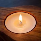 Wooden Candle Holder, Olive Wood Pear Shape Candle Holder 10 cm, handmade, Home decor, Housewarming gift