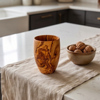 Olive Wood Wooden Drinking Cup  | 384ml