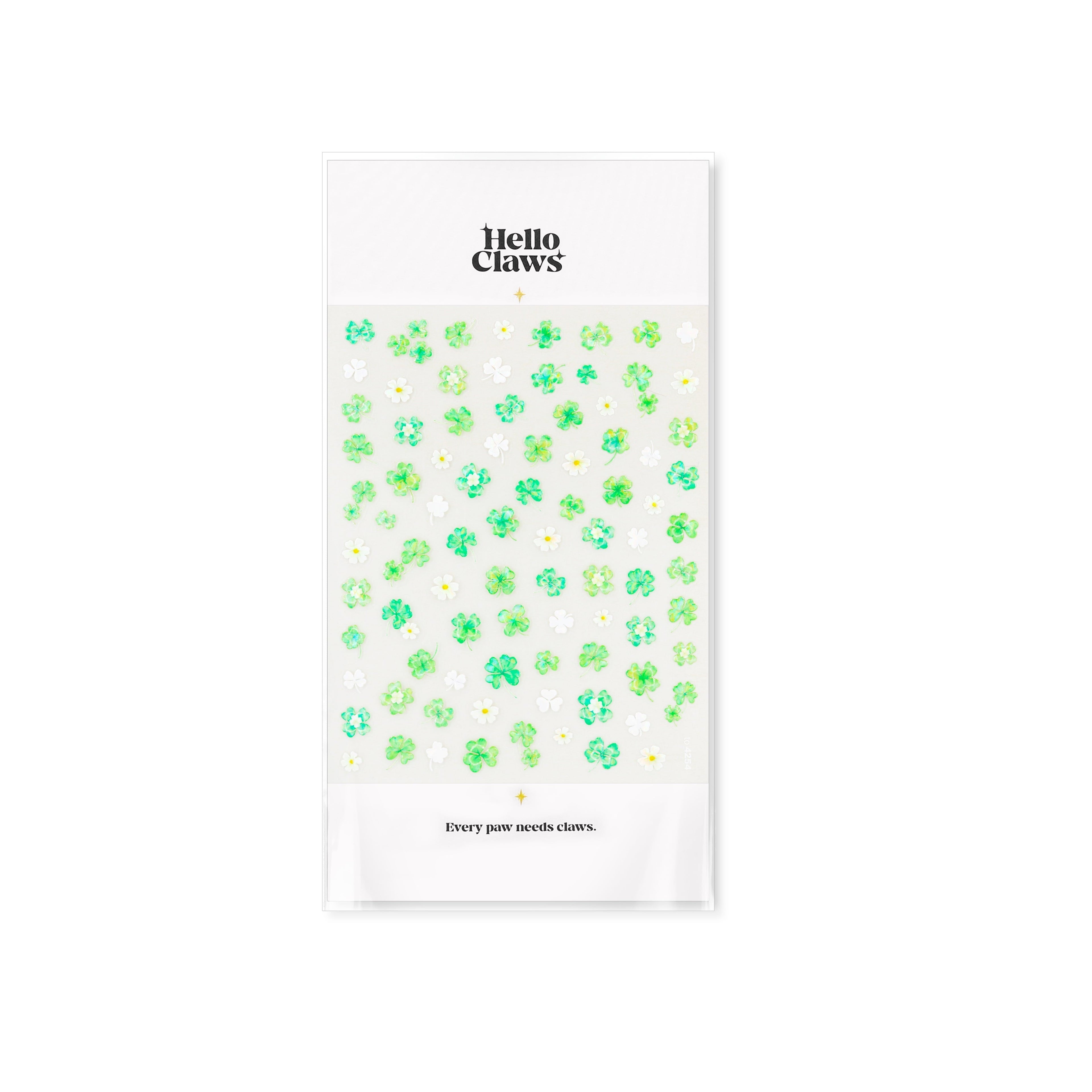 Hello Claws | Four-leaf Clover Jelly Nail Deco Sticker