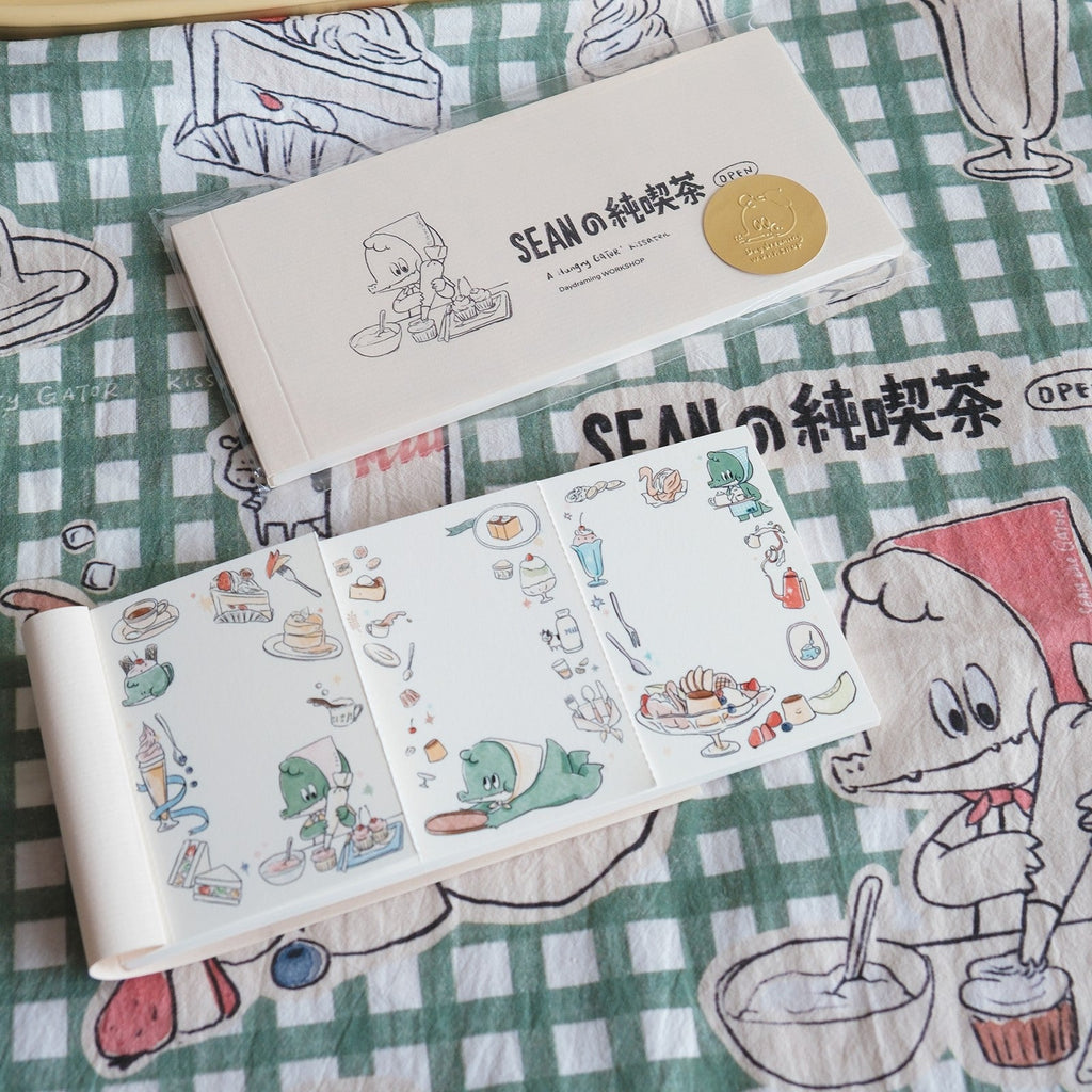 A Gator Life | Lovely Bunny And Crocodile Memo Notepad