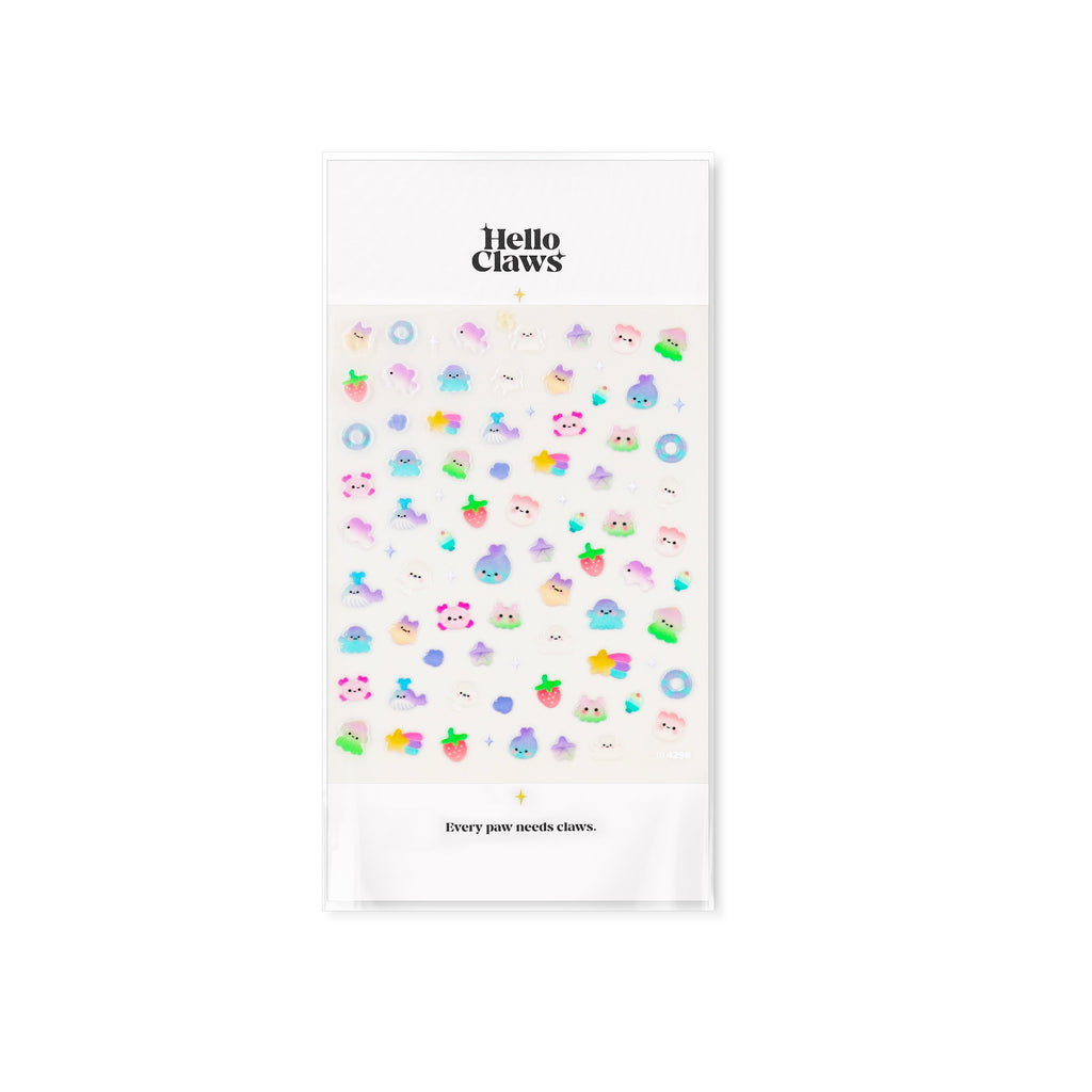 Hello Claws | Jelly Fish Nail Deco Sticker