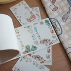 A Gator Life | Lovely Bunny And Crocodile Memo Notepad
