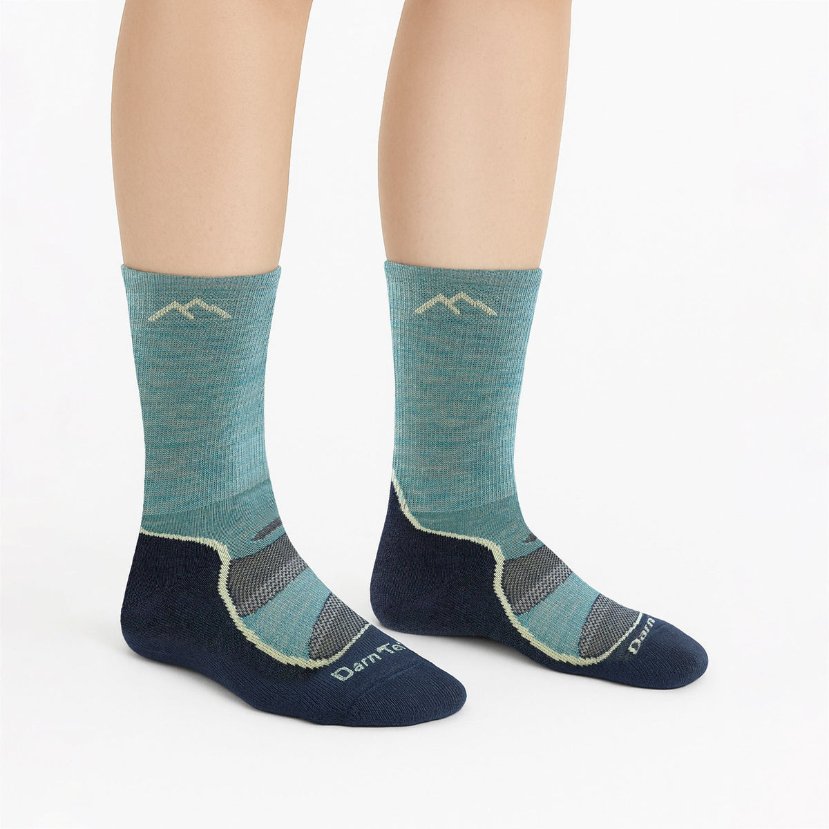 Ladies Micro Crew Lightweight Hiking Merino Socks