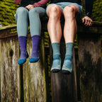 Ladies Micro Crew Lightweight Hiking Merino Socks