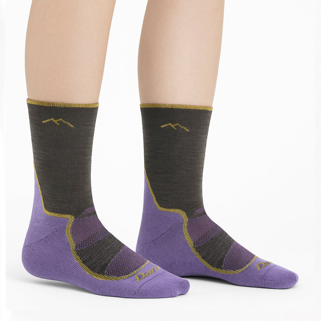 Ladies Micro Crew Lightweight Hiking Merino Socks
