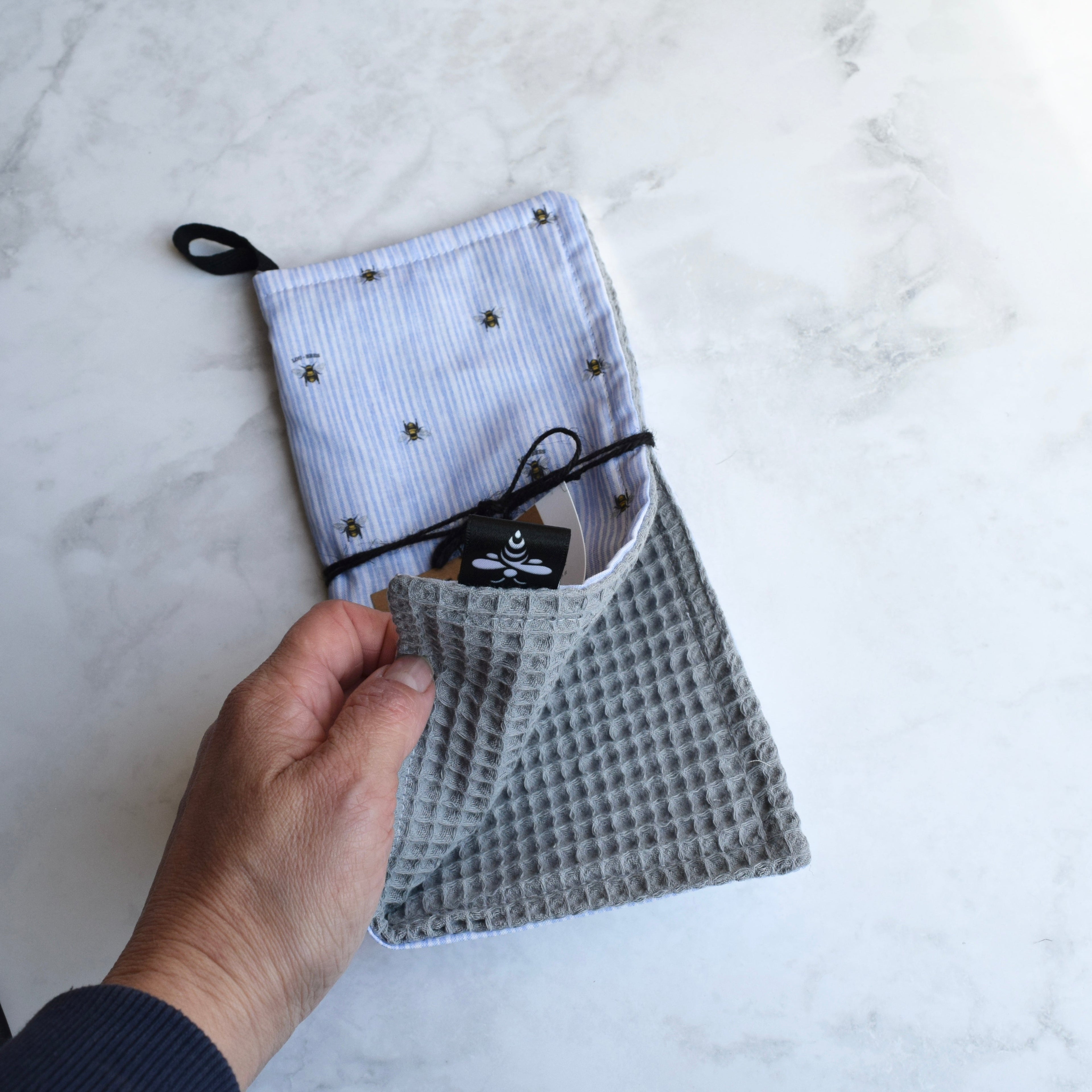 Blue Bee Dish Cloth