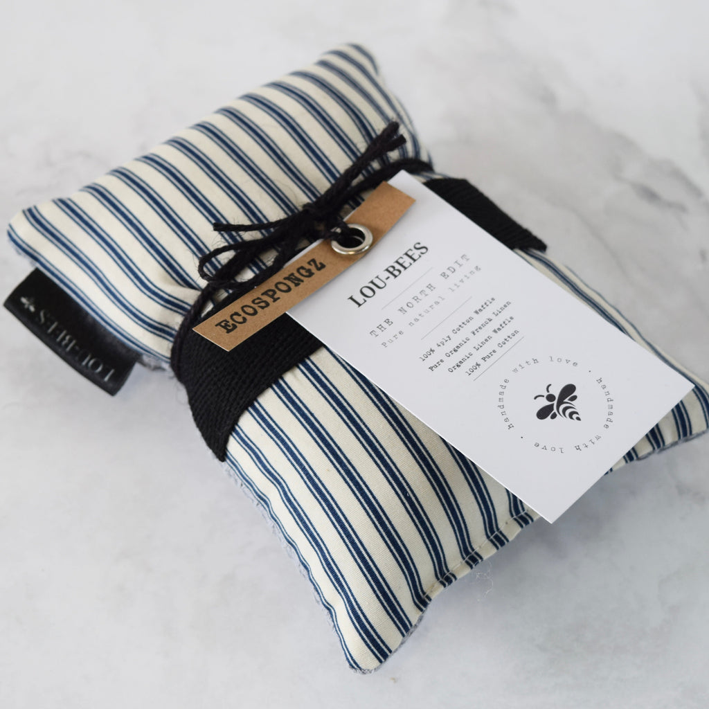 French Inspired Navy Stripe Kitchen Trio