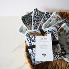 Reusable Face Wipes – William Morris Collection (Pack of 5)