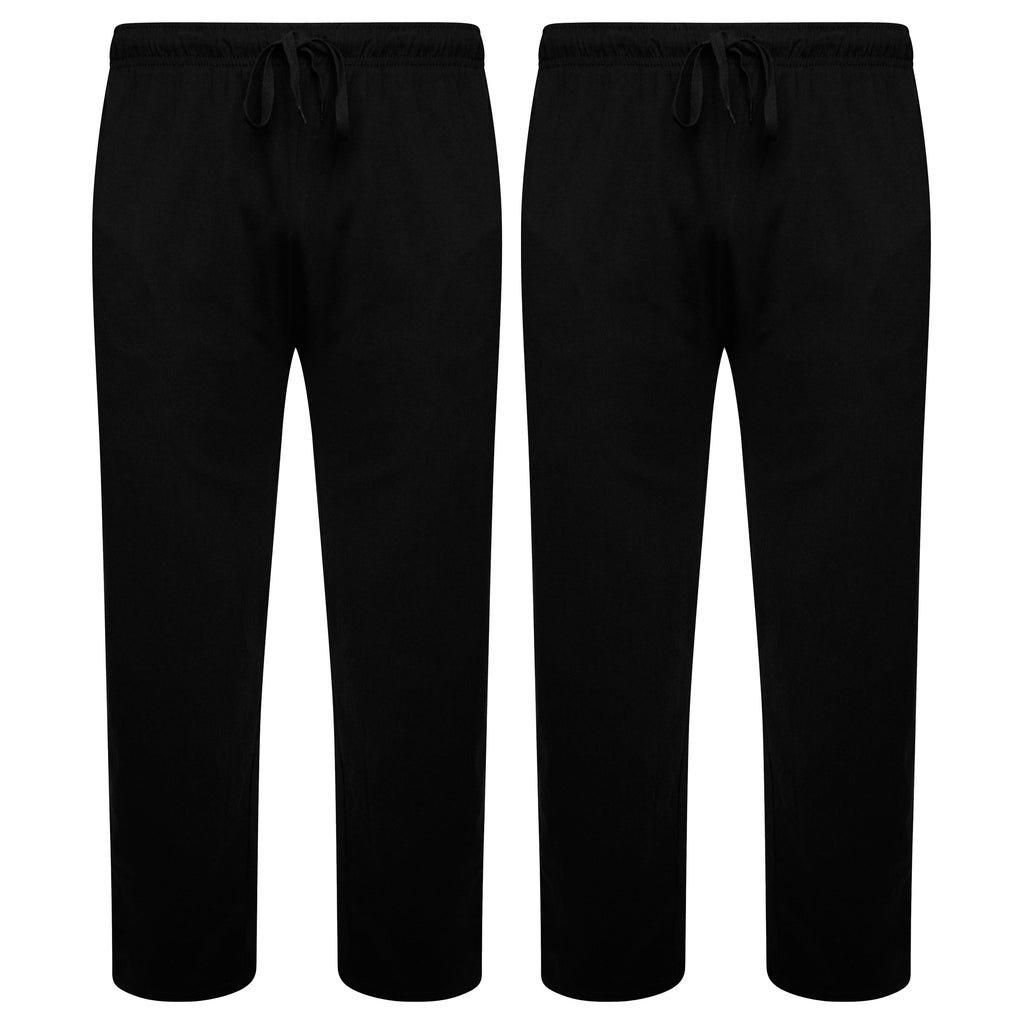 Sock Stack 2 Pack Mens Cotton Lounge Bottoms Stretchable PJ Pants Durable Cosy Cosy Super Soft Lounge Comfort