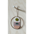 Eclectic Mini Mid-Century Wall Art - Little Wooden Decoration - Contemporary Wall Decor