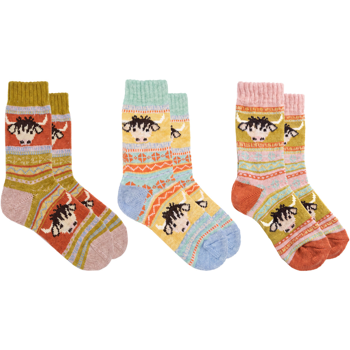 Daisy Dreamer 3 Pairs Womens Alpaca Wool Socks Natural Thermal Winter Boot Socks Non Slip