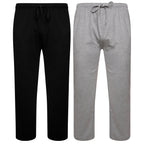 Sock Stack 2 Pack Mens Cotton Lounge Bottoms Stretchable PJ Pants Durable Cosy Cosy Super Soft Lounge Comfort