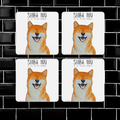 Shiba Inu Coasters – Smiling Houdini Approved!