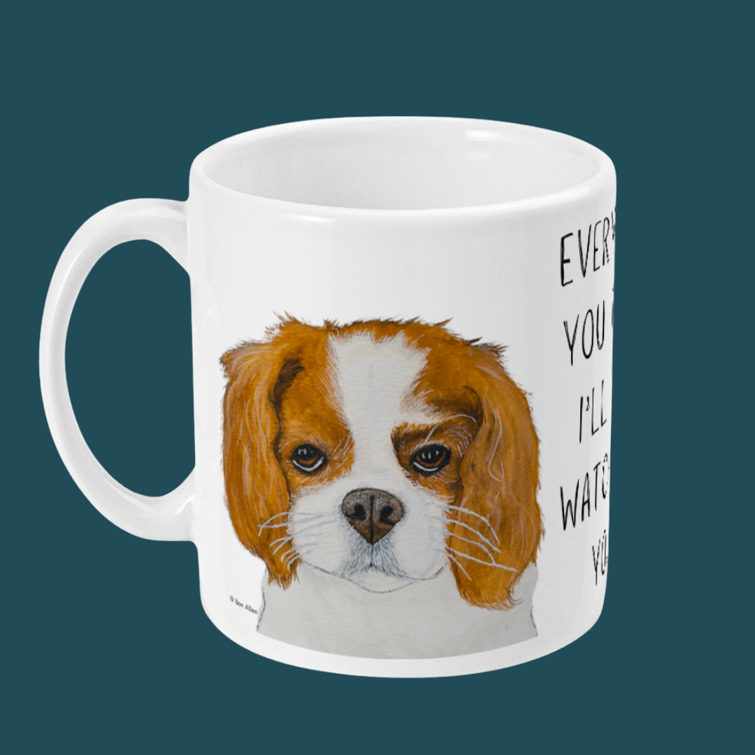 Royal Shadow Mug: Cavalier King Charles Spaniel with Attitude