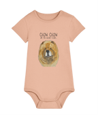 Adorable Red Chow Chow Baby Bodysuit – Perfect for Little Paw-sitives!