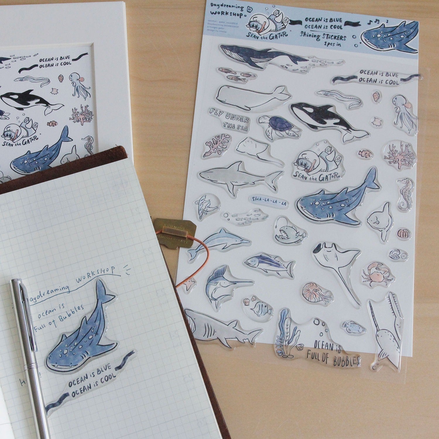 A Gator Life | OCEAN is COOL Resin Sticker