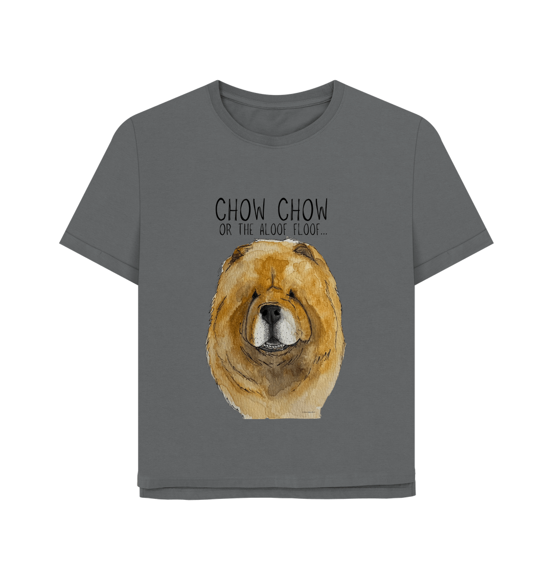 Stay Cozy in Style – Red Chow Chow Women's Relaxed Fit T-Shirt