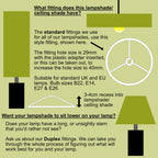 Olive Linen Lampshade | Extra Tall Cone Light Shade | Bespoke Handmade UK