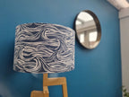 Coastal Lampshade – Handcrafted Mini Wave Design for Cosy Lighting by Sailing Sea Shades (tiny-wave-lampshade)