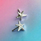 Silver Starfish Stud