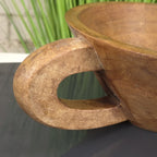 Baddo Mug Shape Wooden Bowl with Handle