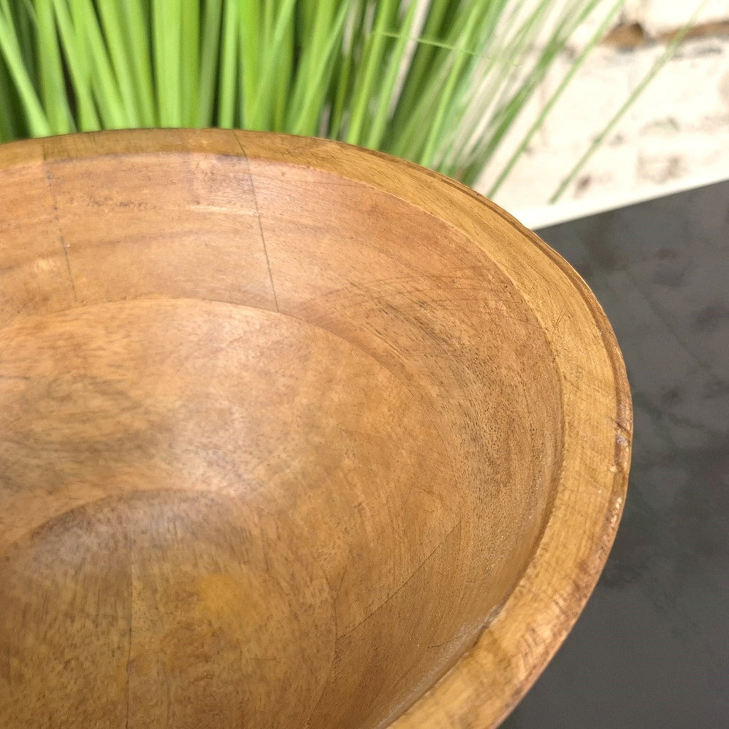 Baddo Mug Shape Wooden Bowl with Handle