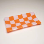 Handmade Glass Tray – Chequered Fused Glass in Dual Colours by David Perry Glass & Ceramics (21x12cm-chequered-dual-coloured-large-tray-bullseye-collection)