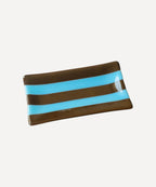 Striped Glass Tray 21x12cm | David Perry Glass & Ceramics by David Perry Glass & Ceramics (21x12cm-striped-dual-coloured-large-tray-bullseye-collection)