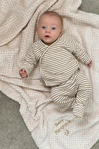 Customized Cocole Beige Baby Blanket - Plush Microfiber