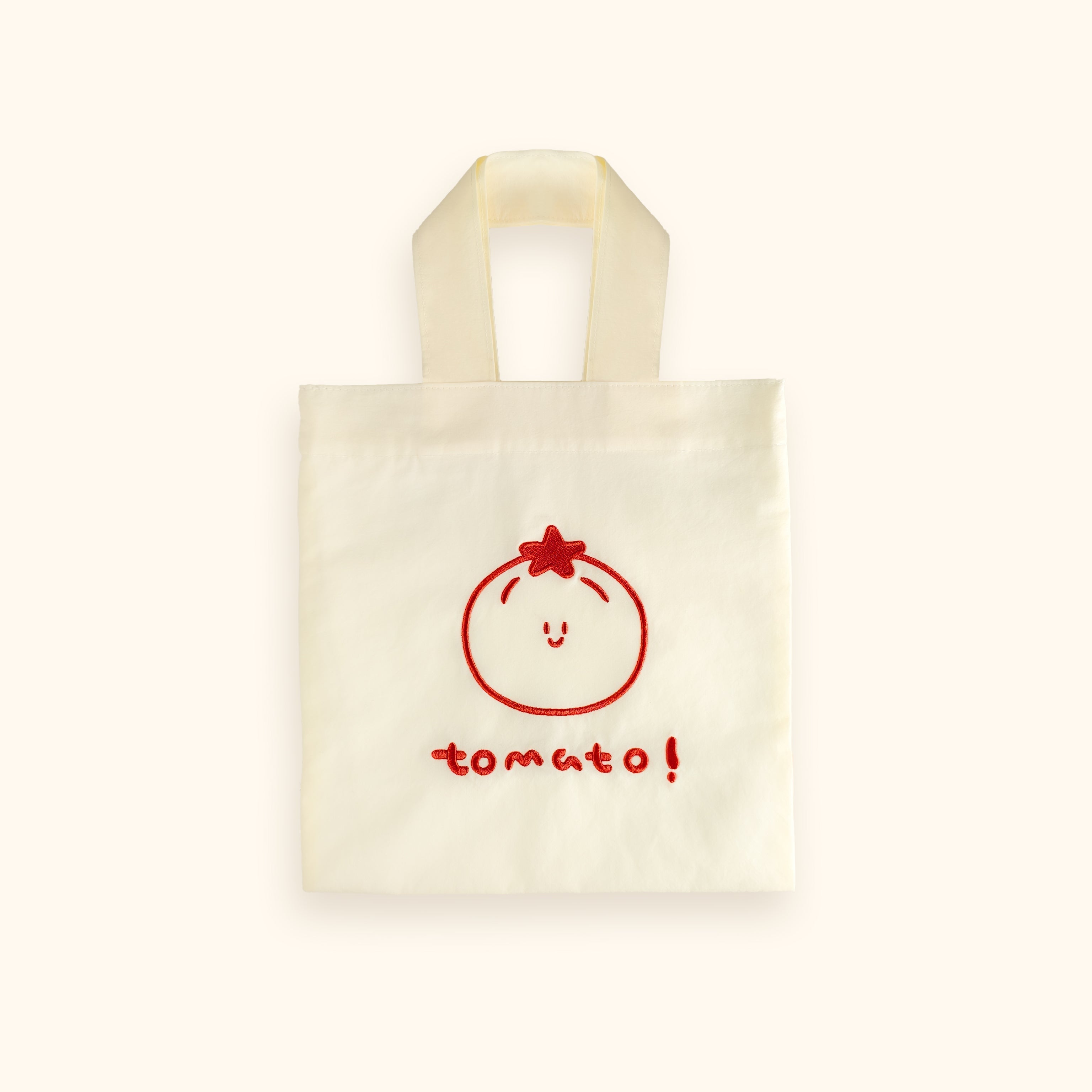 Daily White | Tomato Canvas Bag