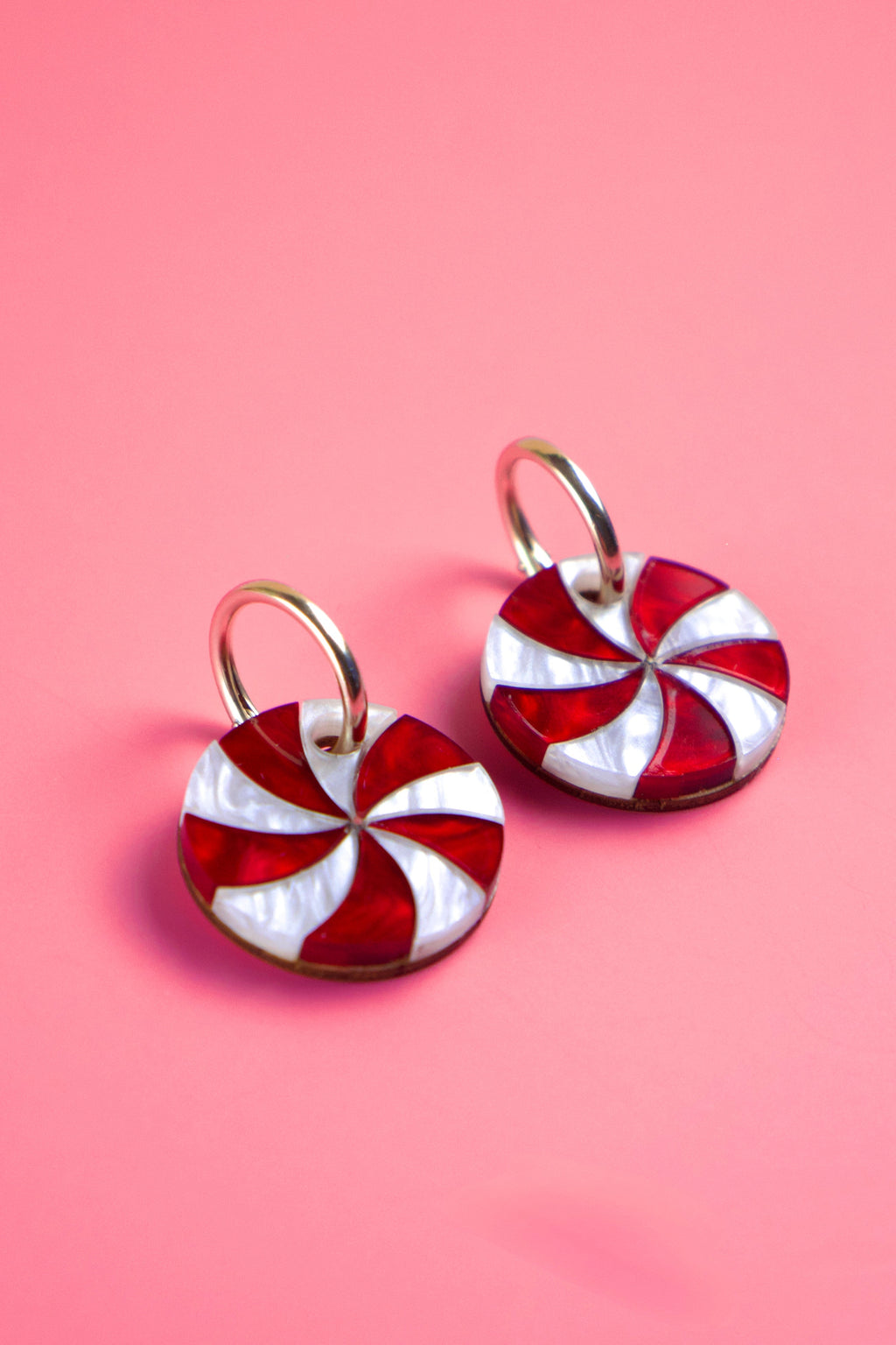 Candy Swirl Hoop Earrings