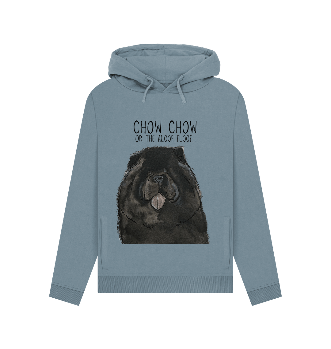 Black Chow Chow Women's Hoodie – Featuring the Aloof Floof!