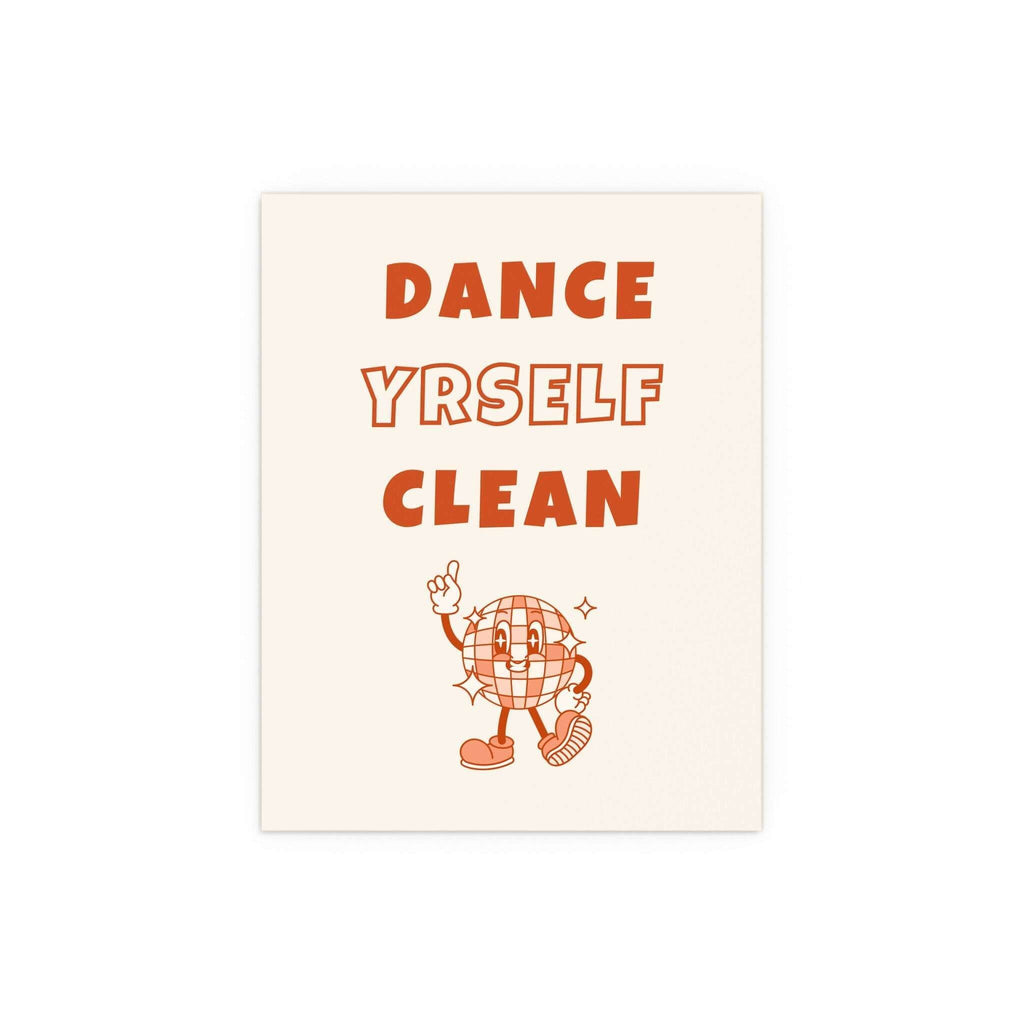 LCD Soundsystem - Dance Yrself Clean (Orange + Off-white)