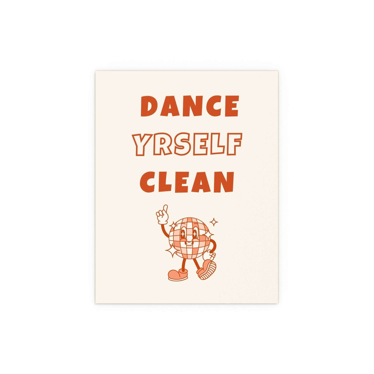 LCD Soundsystem - Dance Yrself Clean (Orange + Off-white)