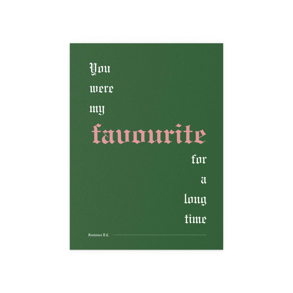 Fontaines DC - Favourite (Green)