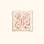Daily White | Tea Towel & Coaster
