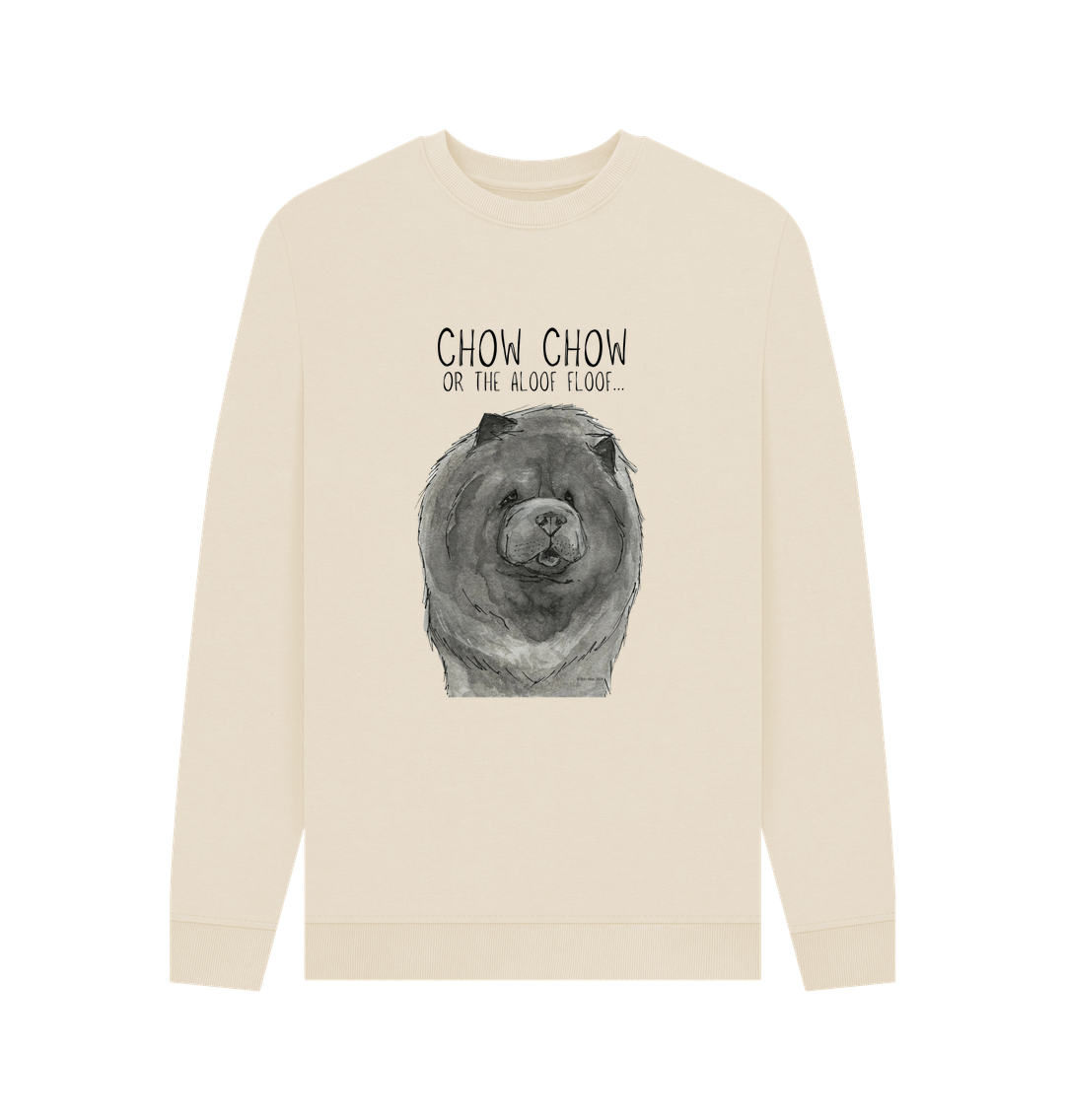 Blue Chow Chow Men's Crewneck Sweatshirt – Featuring The Aloof Floof!
