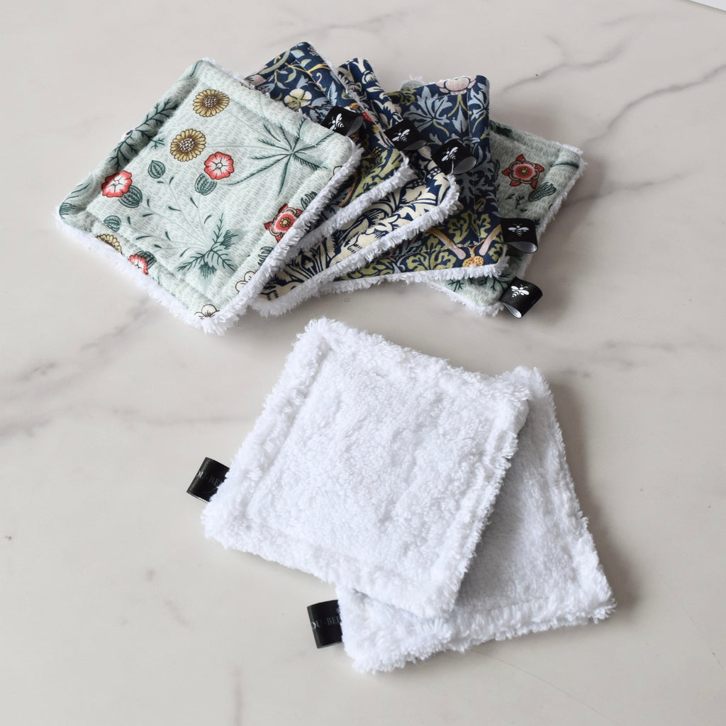 Reusable Face Wipes – William Morris Collection (Pack of 5)