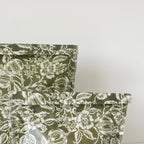THE Beeswax Bag - Olive Heritage Floral