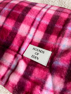 Rose Berry Plaid Snuggle Blanket