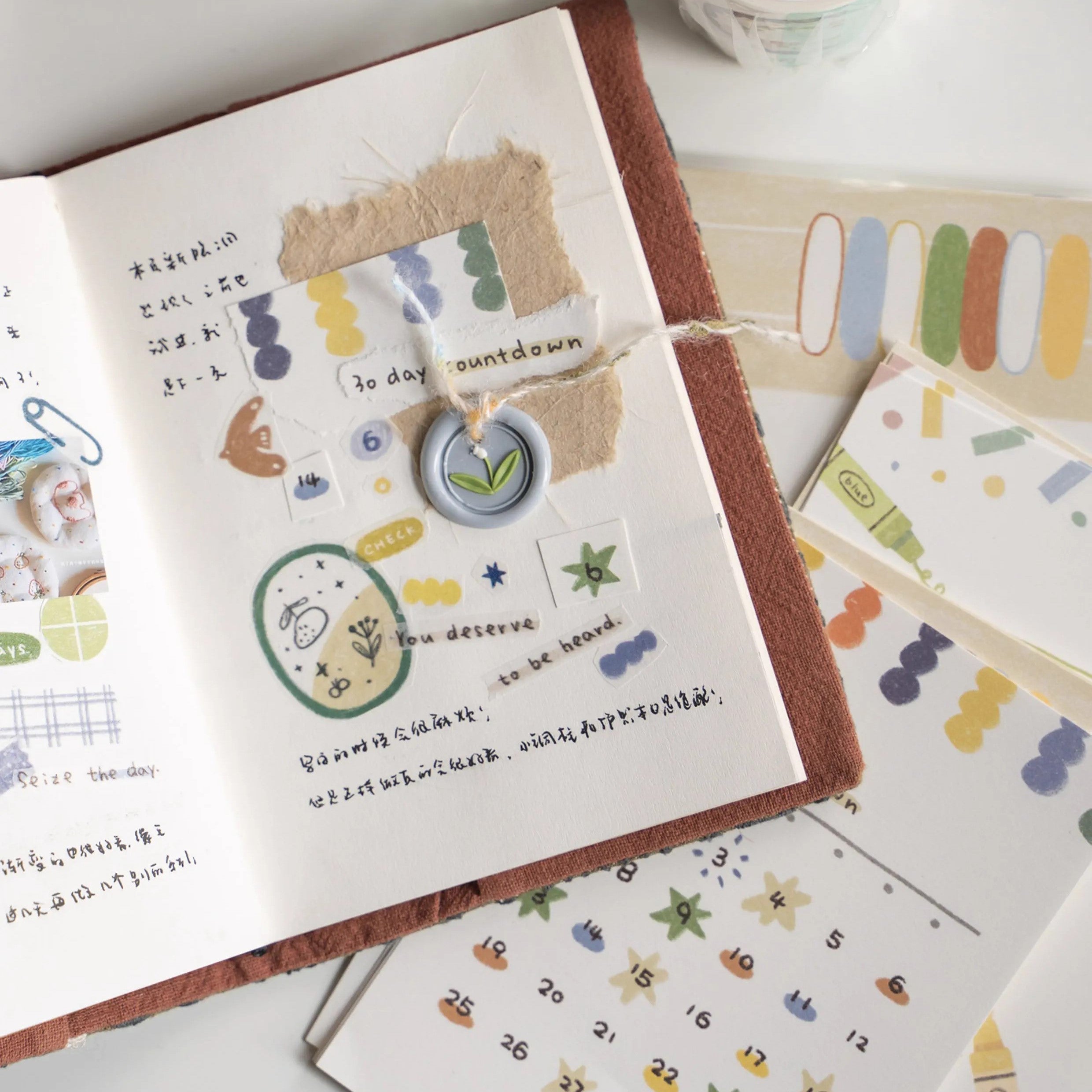 Orange Studio | Season Grid Memo Note Pad