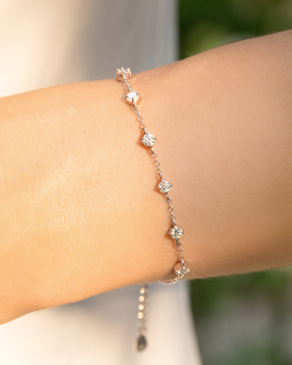 Pearl & Moissanite Bridal Jewellery Set in Sterling Silver