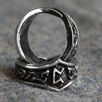 Peorth Letter P Rune Ring - Adjustable