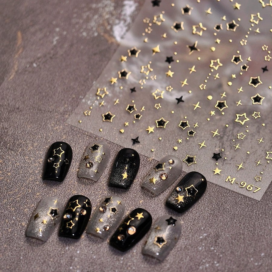 Hello Claws | Gold Star Nail Deco Sticker