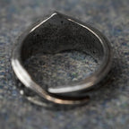 Dagaz Letter D Rune Ring - Adjustable