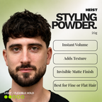 Matte Dust Hair Styling Powder by Heist Labs - Volume & Dry Texture (20g)