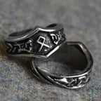 Othila Letter O Rune Ring - Adjustable