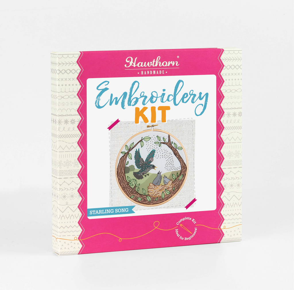 Starling Song Embroidery Kit for Beginners